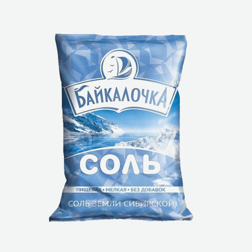 Соль пищевая 1кг пак (Байкалочка)