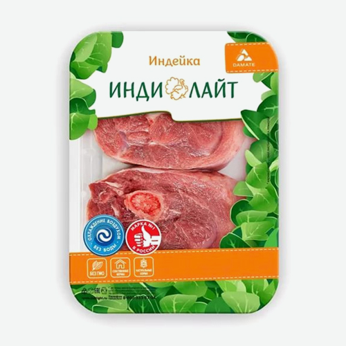 Индейка голень с/м (стрейч-лоток) (Индилайт)