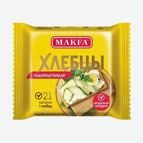 Хлебцы 60г пшеничные (Макфа)