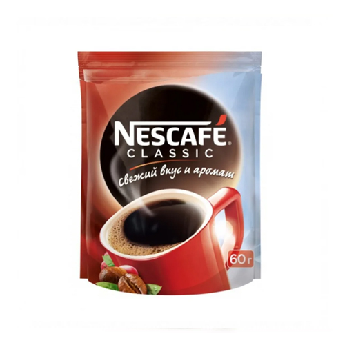 Кофе "Нескафе" 60г пак Классик