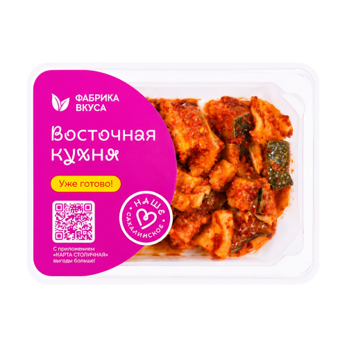 Редька по-восточному с лососем (кактуги) 120г