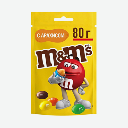 Драже "М&М" 80г Арахис
