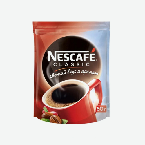 Кофе "Нескафе" 60г пак Классик
