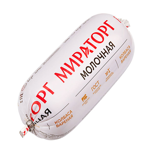 Колбаса вар. 470г "Молочная" (Мираторг) 75 сут.