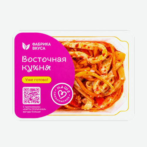 Кальмар с овощами 120г