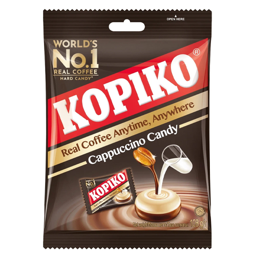 Карамель леденцовая "KOPIKO" 108г пак Каппучино