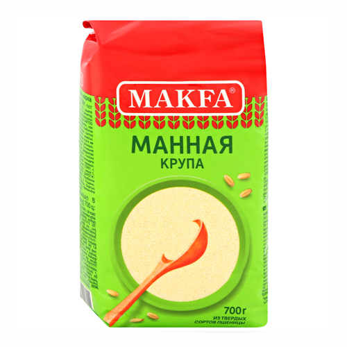 Крупа манная 700г пак (Макфа)