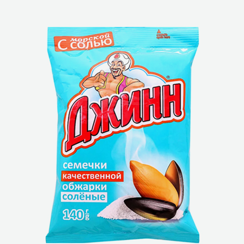 Семечки соленые 140г пак. (Джинн)