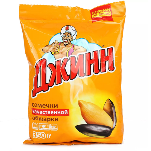 Семечки 350г пак. (Джинн)