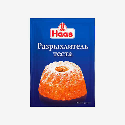 Разрыхлитель теста 12г пак (Хаас)