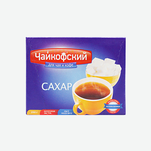 Сахар рафинад 250г к/у (Чайкофский)