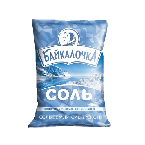 Соль пищевая 1кг пак (Байкалочка)