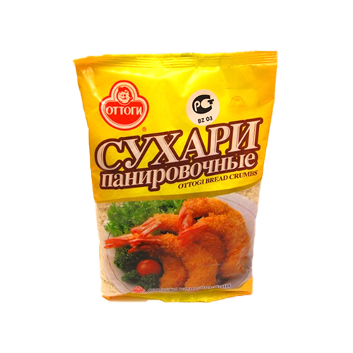 Сухари панировочные 500г пак (Оттоги)