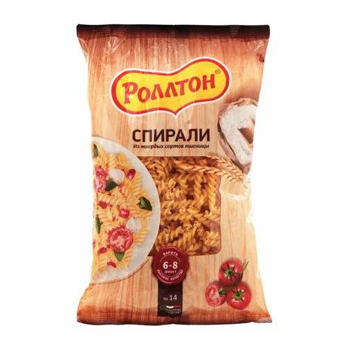 Мак. изделия 400г пак. Спирали (Роллтон)