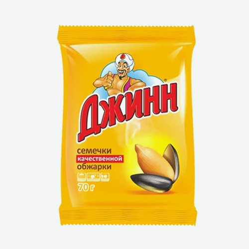 Семечки 70г пак. (Джинн)