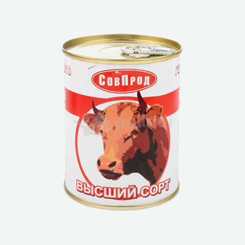 Говядина тушеная 338г ж/б (ключ) в/с ГОСТ (СовПрод)