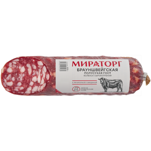 Колбаса с/к "Брауншвейгская" 300г (Мираторг) 120 сут.