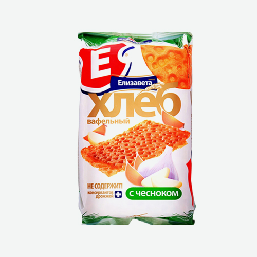 Хлеб вафельный 80г с чесноком (Елизавета)