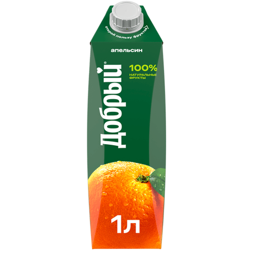 Нектар "Добрый" 1.0т/п Апельсин