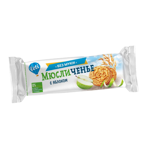 Печенье-мюсли 110г Яблоко (Мюсличенье)