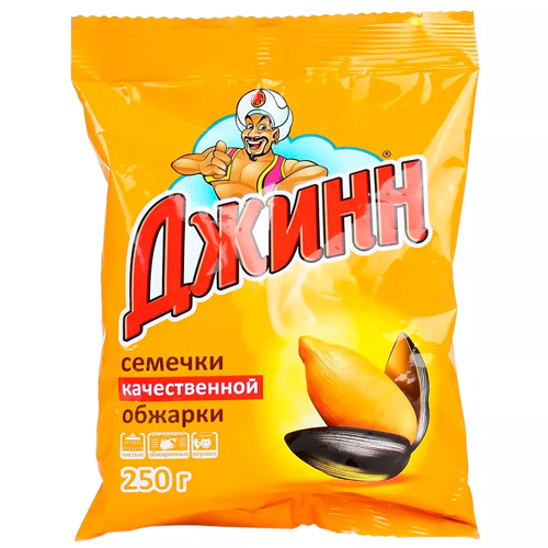 Семечки 250г пак. (Джинн)
