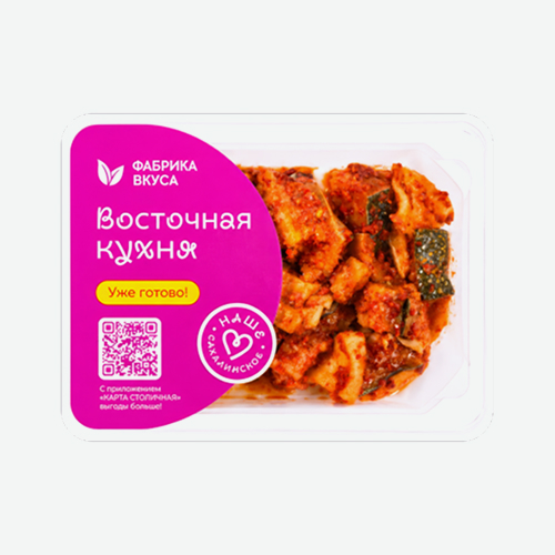 Редька по-восточному с лососем (кактуги) 120г
