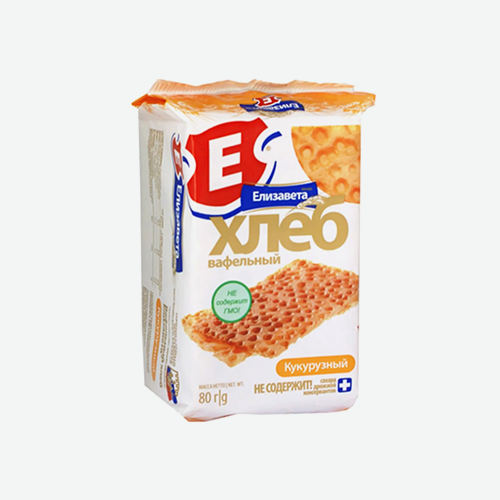Хлеб вафельный 80г Кукурузный (Елизавета)