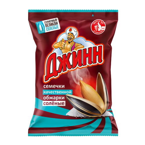 Семечки 100г пак. Солнечный великан (Джинн)