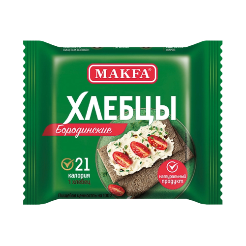 Хлебцы 60г Бородинские (Макфа)